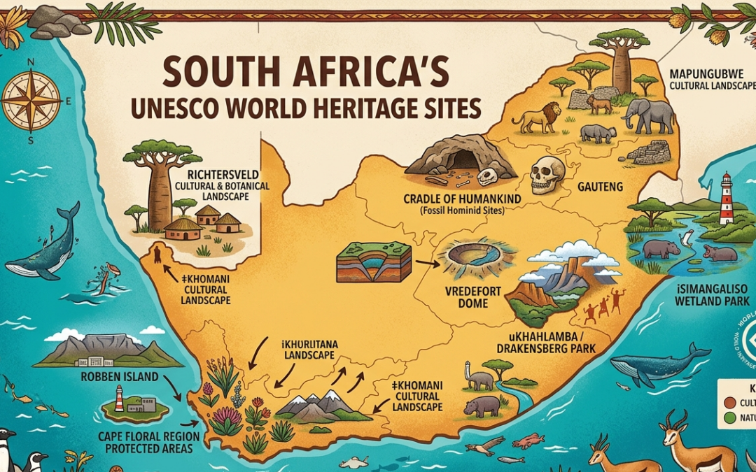South Africa’s UNESCO World Heritage Sites: Exploring the Nation’s Cultural and Natural Treasures